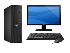 Bộ máy DELL /i7 8700 /16gb /SSD 256G/màn 22